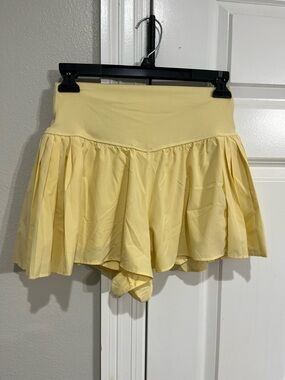 Aerie Butter Yellow Athletic Shorts